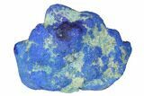 Vivid Blue, Cut/Polished Azurite Nodule - Siberia #175578-1